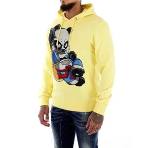 Vente flash - Sweat à capuche pour homme avec strass personnalisés, dernier design - 100% polyester, polaire, chaud, respirant, coupe-vent, mode hiver - Product Image 2