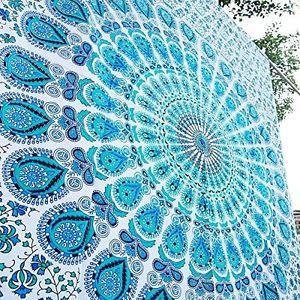 Manta de Playa de Algodón de Alta Calidad con Diseño de Mandala Hindú, Elefante, Estilo Hippie Bohemio, Lavable, Tapiz Impreso para Colgar en la Pared, Personalizable - Product Image 4