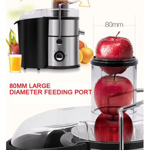 98275308 (JH3028) Estrattore di Succo Elettrico Multifunzione da 800W per Uso Domestico, Centrifuga con Bicchiere da 0,8L e Contenitore per Residui Senza BPA da 1,5L - Product Image 3