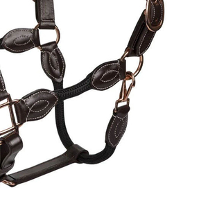 Harnais en cuir pour cheval, prêt à l'emploi, robuste, idéal pour l'entraînement, la manipulation, le contrôle et l'entretien équestre quotidien. - Product Image 4