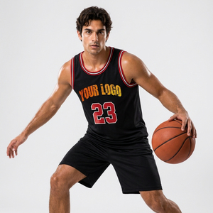 Maillot de basket-ball de qualité supérieure, léger, respirant, vêtements de sport pour l'entraînement et les matchs, évacuation de l'humidité, séchage rapide, anti-UV - Product Image 2