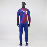 Nouveau design, créez votre propre logo, survêtement de football pour hommes, polyester, manches longues, tenue d'entraînement de club de football, survêtements personnalisés pour équipes de football