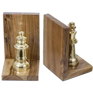 Premium Metal <b>Book</b> Stand Strong <b>Book</b> Holder Office Desk <b>Library</b> Abstract Handmade Gold-Plated Aluminium Antique Figurine - Product Image 5