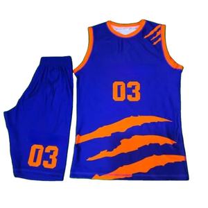 Uniforme de Baloncesto Personalizado al por Mayor de Alta Calidad, Conjunto de Sublimación de Camisetas de Fútbol Unisex, Impresión de Logotipo Personalizado, Bordado en la Parte Superior - Product Image 1