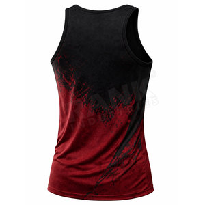 Chaleco Deportivo para Hombre, de Poliéster y Algodón, sin Mangas, Ropa de Gimnasio, Logotipo Bordado Personalizado, Fabricante Mayorista - Product Image 3