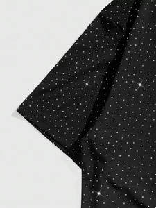 Camisetas de Hombre Extra Grandes Personalizadas al por Mayor, Estilo Hip Hop, con Pedrería, Cristales Brillantes y Gráficos, Manga Corta - Product Image 6