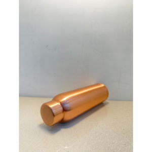 Bouteille d'eau en cuivre pur de qualité supérieure, artisanale, ayurvédique, sans soudure, avec couvercle anti-fuite, pour la salle de sport, le yoga et le soutien quotidien de la santé - Product Image 2