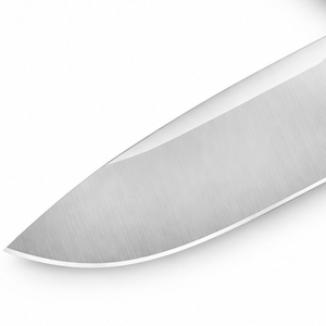 Couteaux de chasse à lame fixe en argent avec manche texturé orange-brun et étui en cuir marron pour les voyages de camping en plein air - Product Image 4
