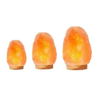 Lámpara de sal rosa del Himalaya ROSA CLARA tallada en forma natural con base de madera para decoración del hogar-Sian Enterprises - Product Image 4