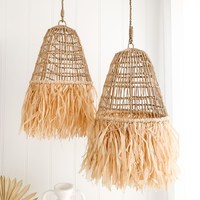 Vietnam Lieferant Seegras Lampen schirm Großhandel Pendel leuchte für die Dekoration im Wohnzimmer Dekor asiatischen europäischen Design-Stil