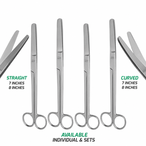 เครื่องมือผ่าตัด SUAVE SURGICAL INSTRUMENTS กรรไกรตัดมดลูกแบบตรงและโค้ง สำหรับศัลยกรรมกระดูกและข้อ ผลิตในเยอรมนี ได้รับการรับรองมาตรฐาน CE - Product Image 3