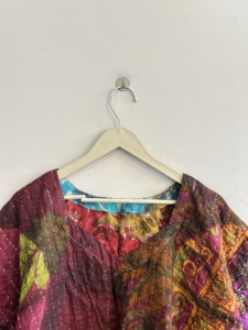 Plus Size Women's <b>Patchwork</b> Tank Top Casual Cotton Blouse Sleeveless Collarless Spring Style Handmade Top - Product Image 5