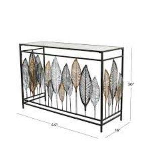 Mesas de Consola Modernas y Creativas de Diseño Artístico, Chapadas en Oro de Alta Calidad, Hechas de Metal y Madera, de Gran Venta - Product Image 4