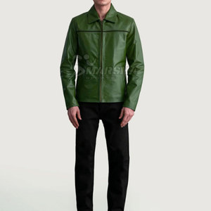 Wholesale Custom Logo Print High Quality <b>Men</b> <b>Leather</b> <b>Jacket</b> Waterproof Outdoor Use <b>Men</b> <b>Leather</b> Winter <b>Jacket</b> - Product Image 4