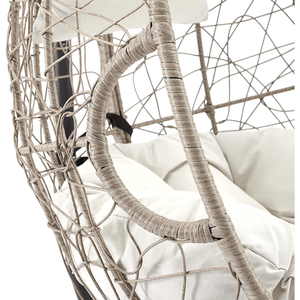 เก้าอี้หวายสานทรงไข่พร้อมขาตั้งและเบาะรองนั่งกระเช้าแขวนหวายทรงตะกร้าเก้าอี้เลานจ์ - Product Image 2