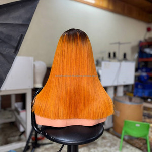 Perruque Lisse de Haute Qualité en Cheveux Humains Naturels, Perruques Lace Front en Cheveux Bruts Vietnamiens, Dentelle HD Transparente Personnalisable - Product Image 3