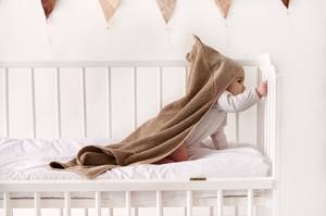 Toalla de Baño con Capucha para Bebé, Personalizada con Monograma y Orejas, Toalla de Baño de Algodón Suave para Bebé, Envoltura de Baño con Capucha para Niños Pequeños, Regalo - Product Image 2