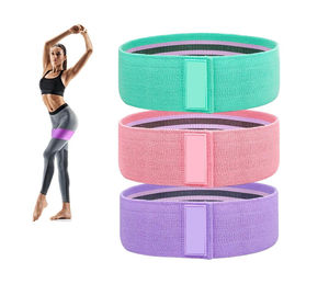 Bandas de Resistencia Personalizadas con Logotipo, Bandas Elásticas de Goma para Ejercicios de Gimnasio, Bandas de Resistencia para Cadera, Marca Privada - Product Image 4