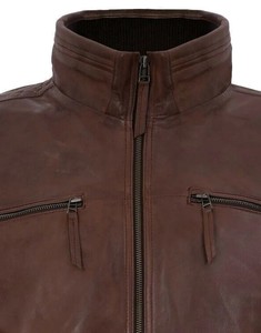 Luxury <b>Leather</b> <b>Biker</b> <b>Jacket</b> Men Slim Fit Motorcycle Riding Outerwear Factory Direct Sample Service Available Today - Product Image 5
