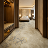 Tapis Axminster sur mesure, fabriqué à la machine, 80% laine, 20% nylon, style traditionnel pour les chambres d'hôtel et les sols résidentiels