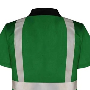 Camiseta Polo de Seguridad Reflectante Fluorescente de Alta Visibilidad, Tejido Transpirable, Certificación CE, Unisex, Tallas Grandes, Fabricada en Poliéster - Product Image 6