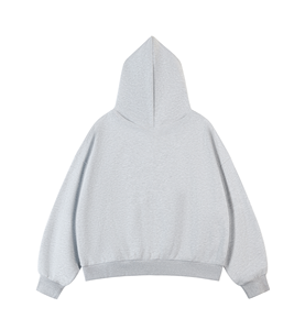 Hoodie oversize style vintage à fermeture éclair intégrale, en molleton épais, coupe carrée, épaules tombantes, effet délavé personnalisé, streetwear - Product Image 6