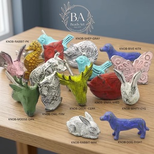 Suministro Directo de Fábrica: Tiradores y Perillas Modernos de Hierro Fundido con Diseño Artístico de Animales Mixtos y Acabado Envejecido para Muebles, Armarios, Cómodas y Cajones - Product Image 5