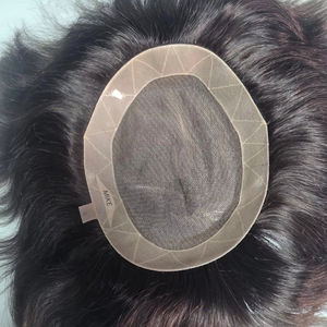 Prothèse capillaire en cheveux humains Remy indiens, modèle Los Angeles - Styles bouclés crépus et ondulations profondes, texture lisse, Bangladesh - Product Image 2