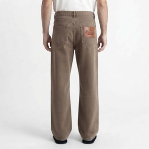 Fabricant en gros de jeans en denim premium, pantalons décontractés en coton pour hommes et femmes, coupe ample, coupe décontractée, coupe droite - Product Image 2