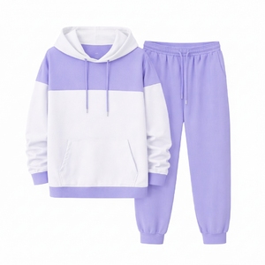 Conjunto de Sudadera con Capucha y Pantalones Deportivos Personalizados para Hombre y Mujer, con Cierre de Cremallera, Estilo Informal - Product Image 4