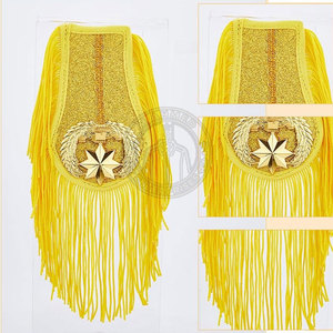 Épaulettes de reproduction authentiques, broderie fine, matériaux légers et écologiques en coton/nylon/polyester, Héritage M. Ahmed - Product Image 3