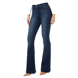 Wholesale Custom Women's Style Low <b>Waist</b> <b>Jeans</b> Washed Denim Wide Leg Loose Fit Style Baggy Pants for Women - Product Image 2