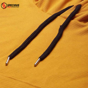 Conjunto de Chándal con Capucha para Mujer, Venta al Por Mayor 2026, Algodón y Felpa, Logotipo Personalizado, Ecológico, Grueso, Casual, Color Amarillo - Product Image 6