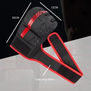 ถุงมือ MMA แบบครึ่งนิ้ว ถุงมือสำหรับฝึกซ้อม รับผลิตแบบ OEM คุณภาพสูง ถุงมือเตะต่อยมวย ถุงมือสำหรับกีฬาต่อสู้ หนัง PU คุณภาพพรีเมียม - Product Image 4