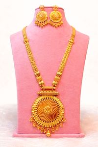 Ensemble de colliers en or plaqué 24 carats pour femmes, bijoux de Dubaï, Comores, Mayotte - Product Image 6
