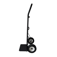 Carrito de Acero Reforzado con Recubrimiento de Polvo Negro Mate para Uso en Garaje o Taller