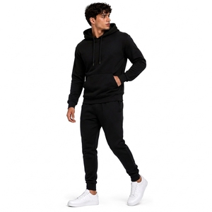 Ensemble de survêtement en coton épais pour homme 300-350 GSM, sweat à capuche et pantalon de jogging, fabricant en gros personnalisé - Product Image 6