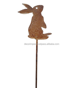 Beau fer jardin treillis métal plante Support pieu fleur escalade bâton oiseau luxe métal Antique extérieur - Product Image 3