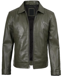 SBEA IMPEX Mens Black PU <b>Leather</b> Cafe Racer Slim Fit Motorcycle Biker <b>Jacket</b> Stand Collar Thick <b>Winter</b> Vintage Casual - Product Image 6