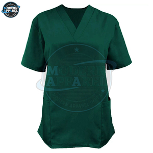 Medical Scrub Suit Nurse Hospital Uniform Scrub <b>Set</b> For <b>Doctors</b> Breathable Quick Dry Plus Size Scrub Suit With Oem Service - Product Image 3