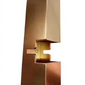 Perfiles de Aluminio Industriales Extruidos a Medida, Serie 6000, Perfil en T, Temperatura T3~T8, Aplicaciones de Decoración en Aluminio CNW - Product Image 2