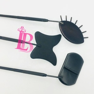 Espejos Negros para Pestañas, Espejos de Mariposa Negros, Espejos Cuadrados de Acero Inoxidable de Última Tendencia para Labios y Ojos, Espejos para Extensión de Pestañas con Logotipo Gratuito - Product Image 3