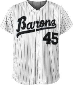 Maillot de baseball personnalisé pour homme, grande taille, uniforme sportif, nom et numéro d'équipe brodés ou imprimés, antibactérien - Product Image 4