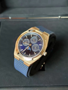Reloj de Hombre Mecánico Automático de Edición Limitada con Correa de Caucho de Lujo de Alta Calidad, Bisel Dorado y Calendario Perpetuo con Fase Lunar - Product Image 3