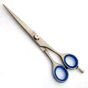 Tijeras de Peluquería Profesionales KOUNAIN Hechas a Mano, Rectas, Afiladas, de Acero Inoxidable para Diestros, Variedad de Colores Vibrantes - Product Image 1