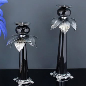 Porte-bougie en métal élégant de qualité supérieure, idéal pour les occasions festives, les centres de table pour la maison et le jardin ou les thèmes de décoration sophistiqués - Product Image 6