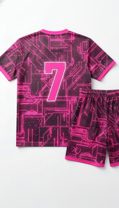 ชุดเสื้อและกางเกงวอลเลย์บอลลายเส้นสีเหลืองมัสตาร์ดแบบขายส่งสั่งทำได้ตามต้องการ ชุดยูนิฟอร์มทีมน้ำหนักเบาแบบ OEM ชุดกีฬาซับลิเมชั่น - Product Image 5