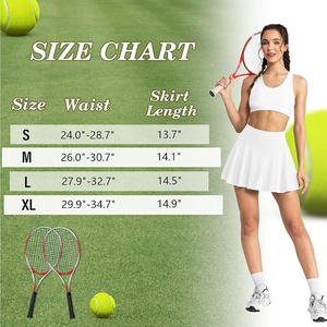 Hot Selling Breathable Polyester Custom Women's Shorts <b>Skirt</b> Pockets Gym Fitness Wear Running Workout Sports Tennis <b>Skirt</b> - Product Image 5