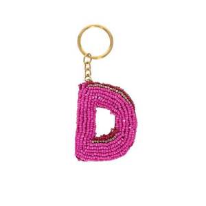 Boho Indian Handmade Beaded Bag Charm Keychain Unique Designer <b>Key</b> Holder for Travel Bags <b>Purses</b> Jewelry Findings Connectors - Product Image 5