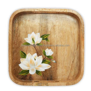 Bandeja de Madera de Lujo, la Mejor Calidad, Superventas, Duradera, Ecológica, para Servir, Decorativa, para Uso en el Hogar y la Cocina, con Diseño Elegante - Product Image 6